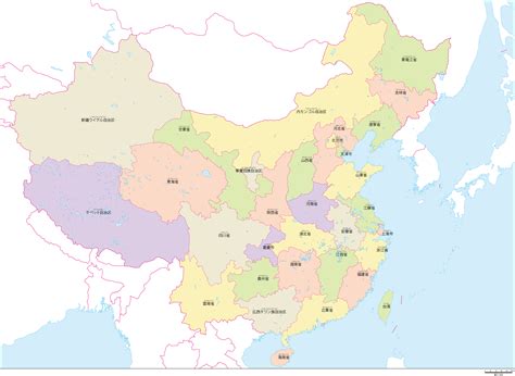 中國23省|中国・省の名称一覧〜地図・読み方・英語名付き【直。